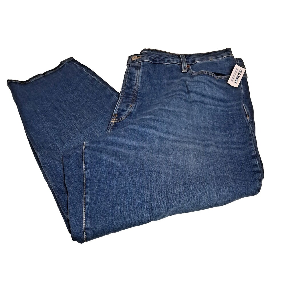 Old Navy High-Rise O.G. Straight Secret-Smooth Pocket Button Fly Jeans Size 24